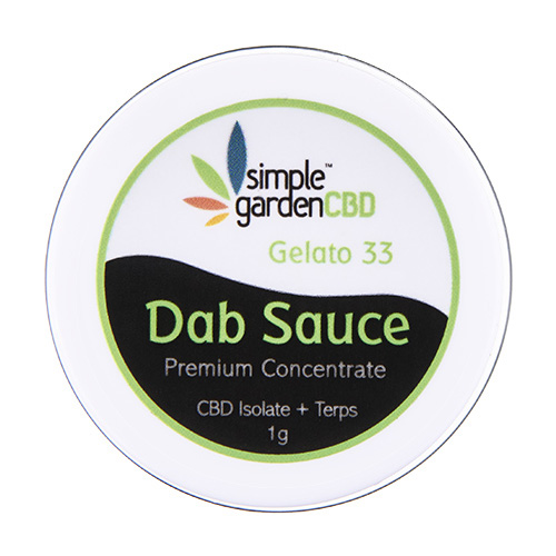 Buy CBD Dab Sauce online from Simple Garden CBD