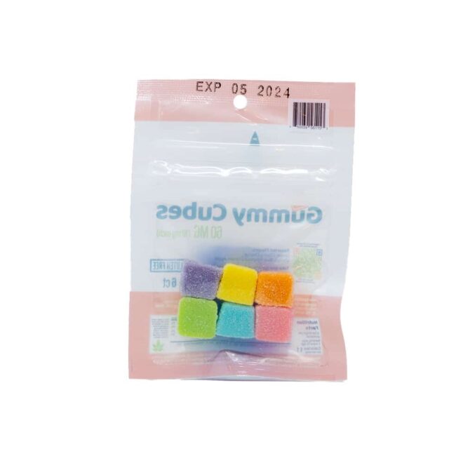 60mg Delta 9 THC Gummies edibles sold online by Simple Garden.