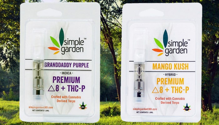 Simple Garden CBD offers online ordering for delta 8 thc p vape cartridges in Sunrise Manor NV.