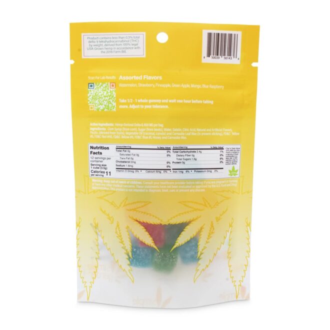 600mg Delta-8 THC Gummies (12 Count) - Variety Pack - Image 2