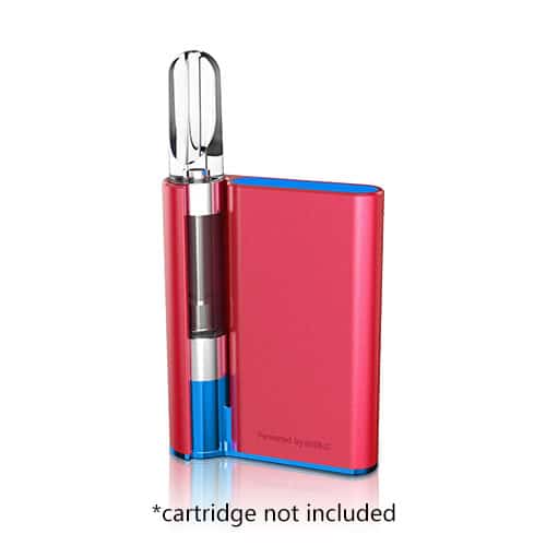 CCELL vape battery in red with blue frame