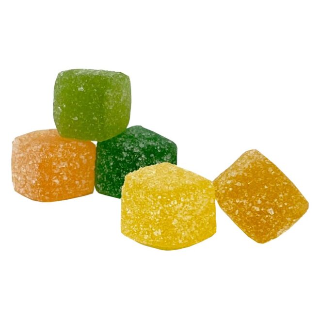 24-count 100mg Delta 8 THC Gummies sold online and in store by Simple Garden.