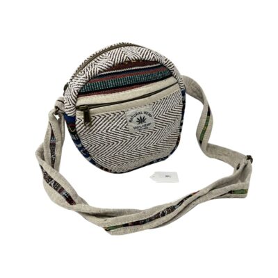 Hemp Round Crossbody Bags - Hemp Round Crossbody Bag - 0011