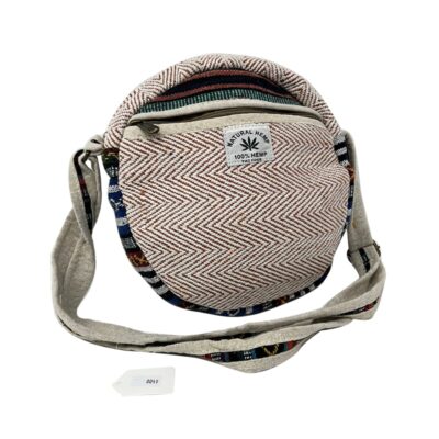 Hemp Round Crossbody Bags - Hemp Round Crossbody Bag - 0049