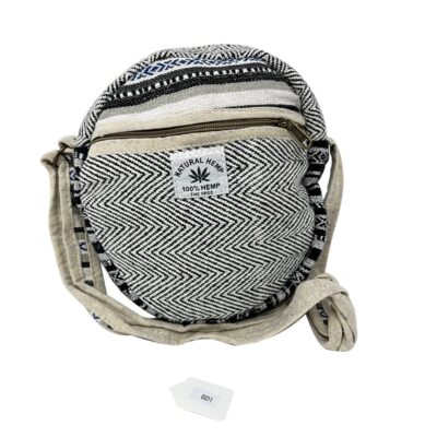 Hemp Round Crossbody Bags - Hemp Round Crossbody Bag - 0051