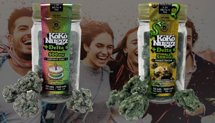 Two jars of KoKo Nuggz in Boston, MA, sold by Simple Garden.