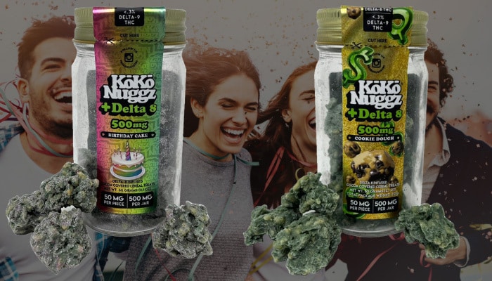 Two jars of KoKo Nuggz in Worcester, MA, sold by Simple Garden.