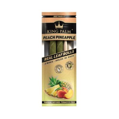 2 Mini Rolls by King Palm - Peach Pineapple