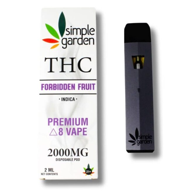 2000mg Delta-8 THC Disposable Vape - Forbidden Fruit (Indica)
