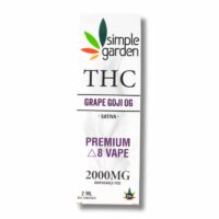 Og Thc Vape Shop 3Chi Delta 8 THC Vape Cartridge with Botanical Derived  Terpenes