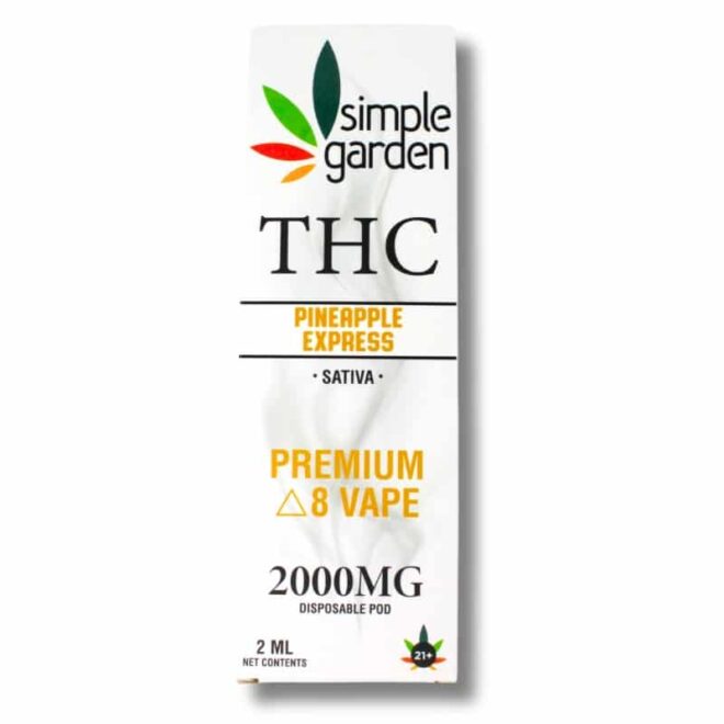 2000mg Delta-8 THC Disposable Vape - Pineapple Express (Sativa) - Image 3