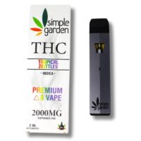 2000mg Delta-8 THC Disposable Vape - Tropical Zkittles (Indica) - Simple  Garden