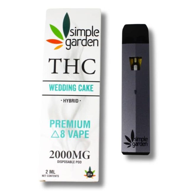 2000mg Delta-8 THC Disposable Vape - Wedding Cake (Hybrid)