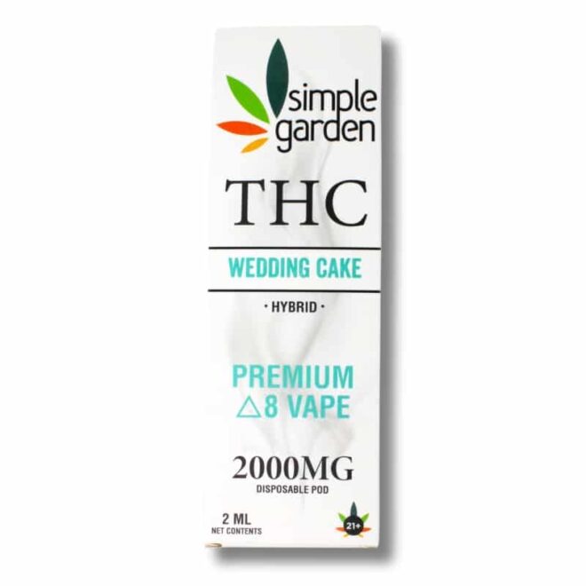 2000mg Delta-8 THC Disposable Vape - Wedding Cake (Hybrid) - Image 3