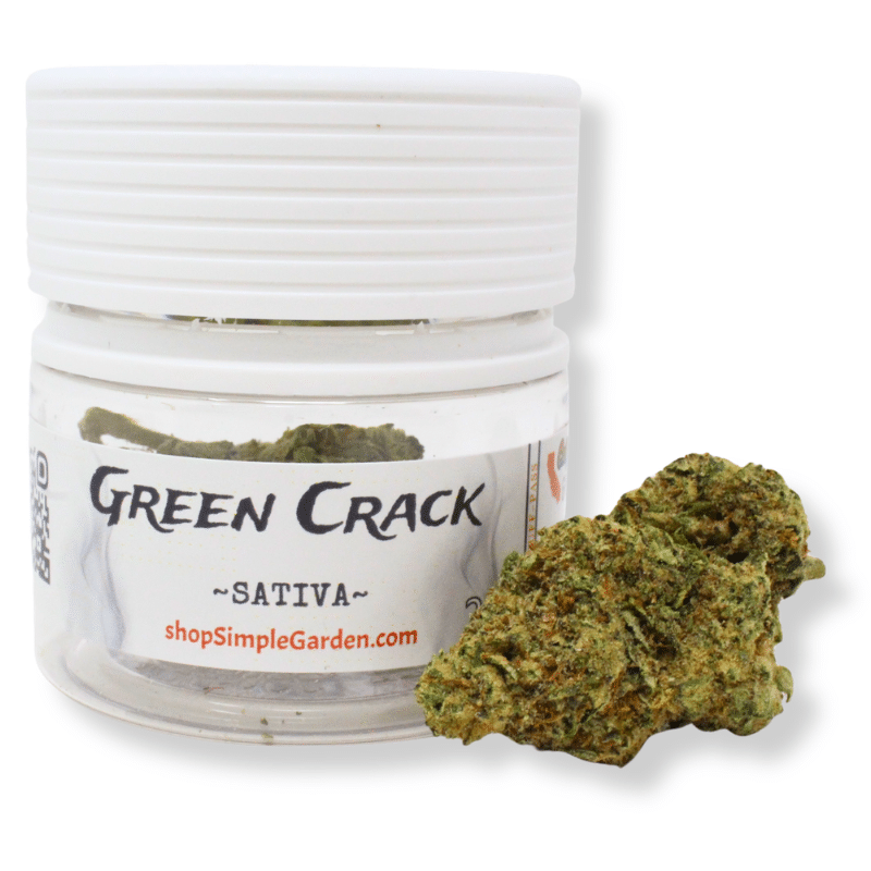 Green Crack (Sativa) - Indoor THCa Flower (3.5g) - Image 5