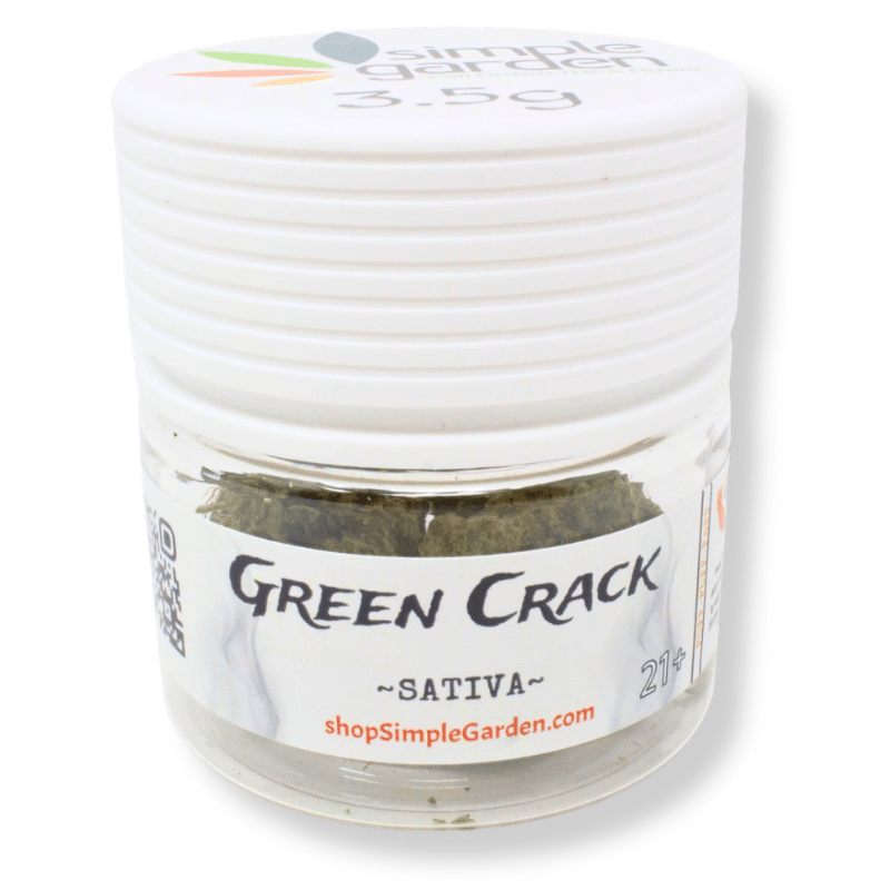Green Crack (Sativa) - Indoor THCa Flower (3.5g) - Image 4