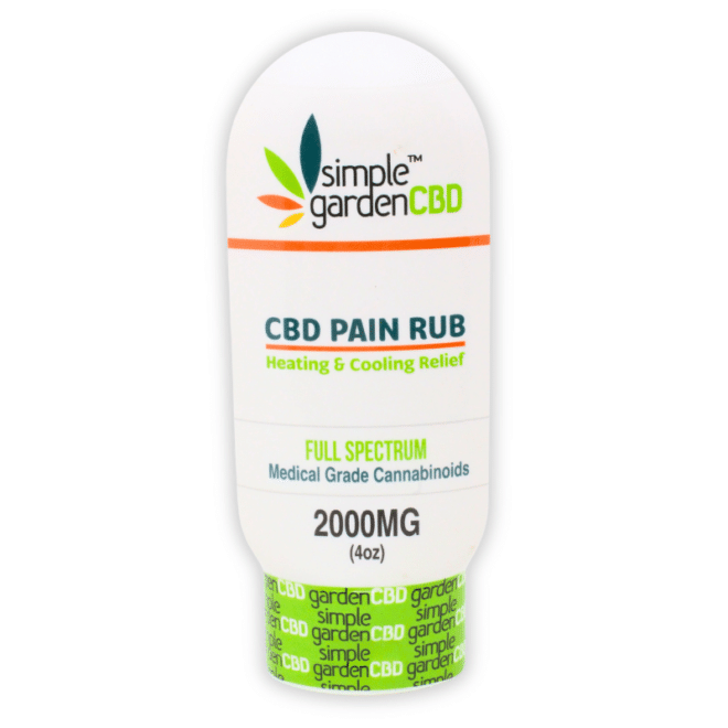 2000mg Full Spectrum CBD Pain Rub (4oz)