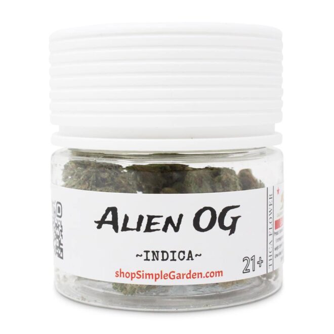 Alien OG (Indica) - Indoor THCa Flower (3.5g) - Image 4
