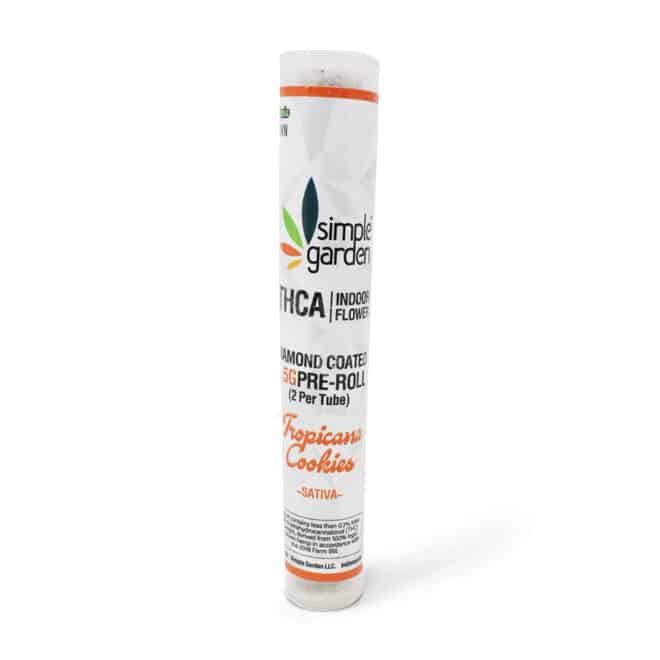 1.5g THCa Diamond-Coated Flower Pre-Roll 2pack – Tropicana Cookies (Sativa) - Image 3