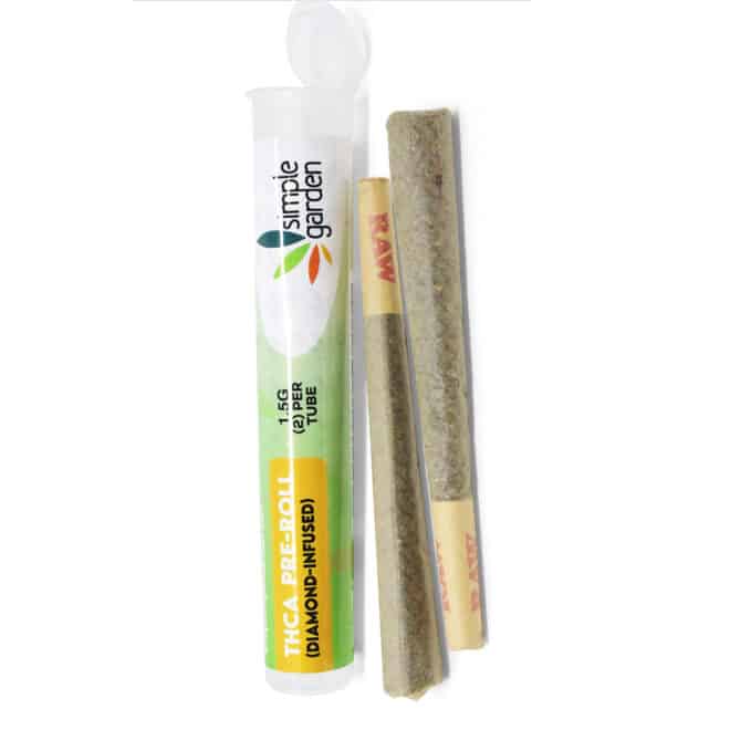 1.5g THCa Diamond-Infused Flower Pre-Roll 2pack – Runtz (Hybrid)
