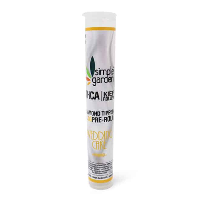 1.5G THCa Kief-Rolled Diamond-Tipped Flower Single Pre-Roll – Wedding Cake (Hybrid) - Image 2