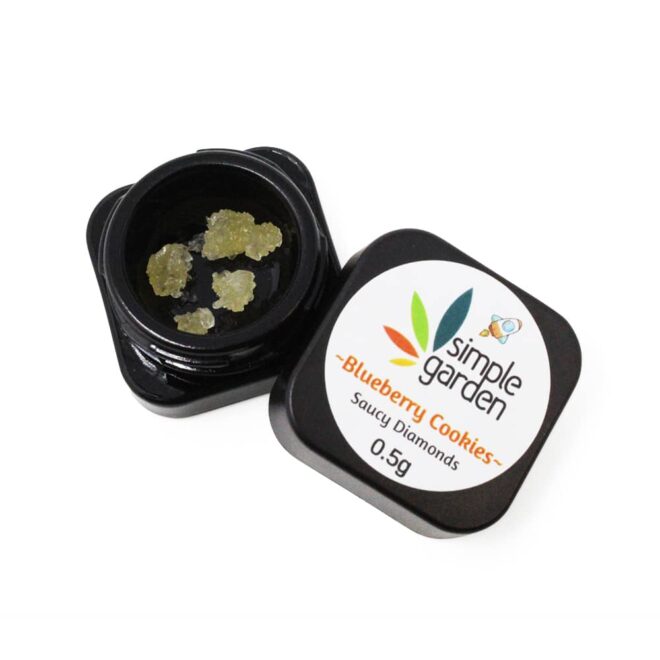 .5G THCa Saucy Diamonds Concentrate - Blueberry Cookies