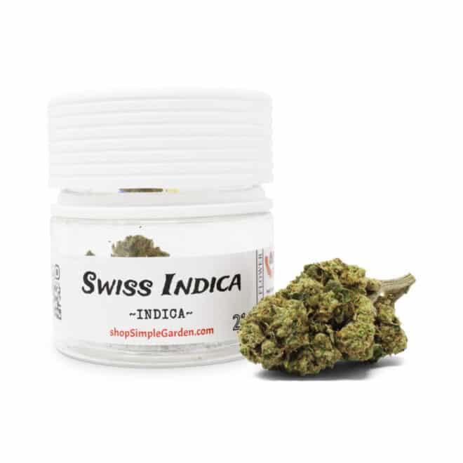 Swiss Indica (Indica) - Indoor THCa Flower (3.5g)