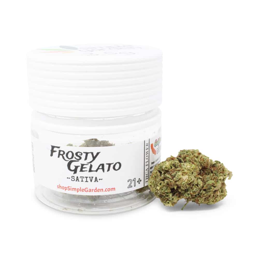 Frosty Gelato (Sativa) - Indoor THCa Flower (3.5g) - Image 2