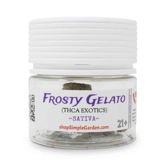 Frosty Gelato (Sativa) - Indoor THCa Flower (3.5g) - Image 3