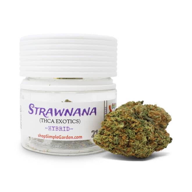 Strawnana (Hybrid) - Indoor THCa Flower (3.5g)