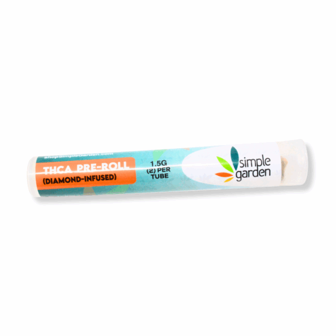 1.5G THCa Diamond-Tipped Flower 2-Pack Pre-Roll – Afghan Kush (Indica) - Image 2