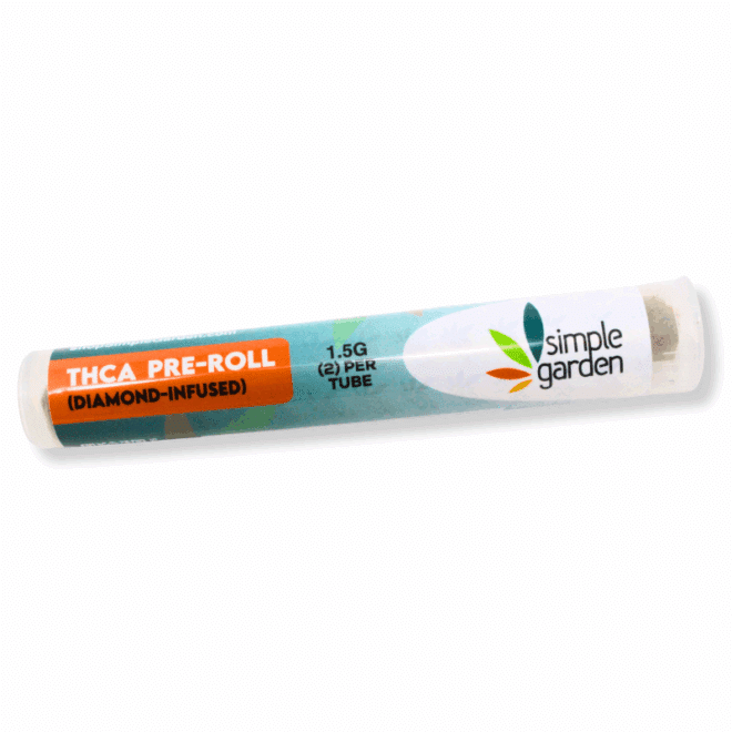 1.5G THCa Diamond-Tipped Flower 2-Pack Pre-Roll – Godfather OG (Indica) - Image 2