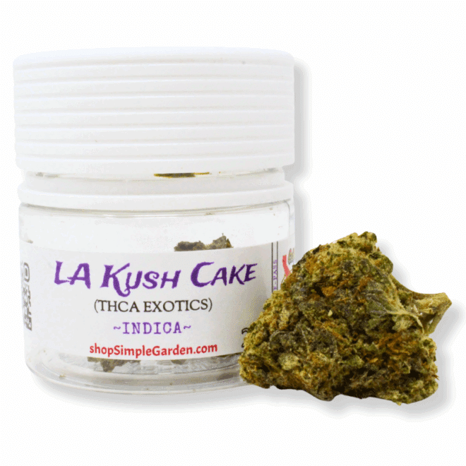 LA Kush Cake (Indica) - Indoor THCa Flower (3.5g) - Image 2