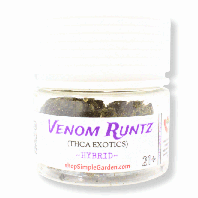 Venom Runtz (Hybrid) - Indoor THCa Flower (3.5g) - Image 5