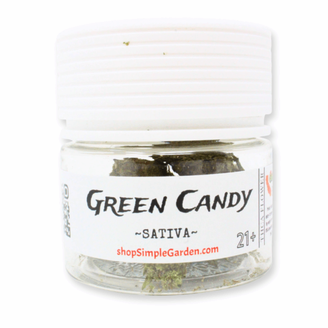 Green Candy (Sativa) - Indoor THCa Flower (3.5g) - Image 3