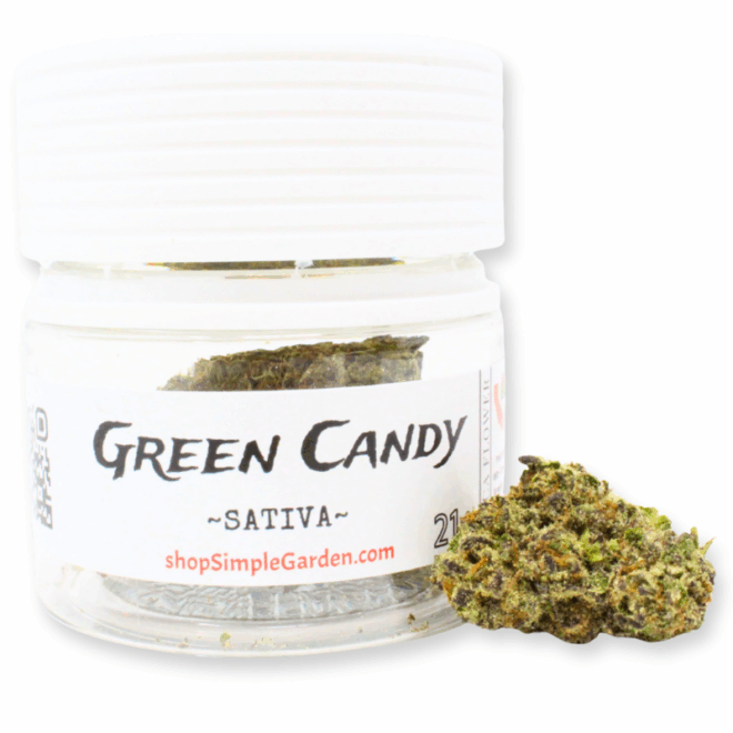 Green Candy (Sativa) - Indoor THCa Flower (3.5g) - Image 2