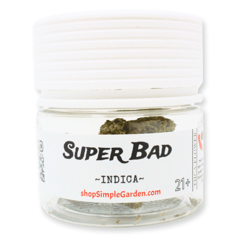 Super Bad (Indica) - Indoor THCa Flower (3.5g) - Image 2