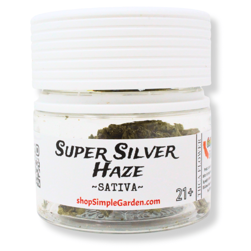 Super Silver Haze (Sativa) – Indoor THCa Flower (3.5g) - Image 4