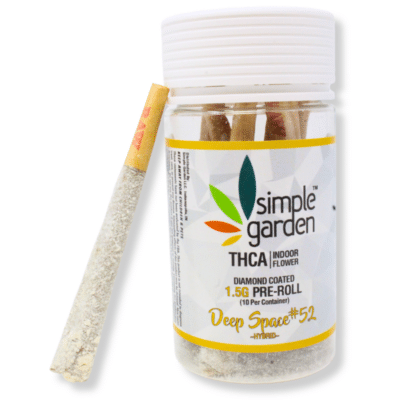 1.5G THCa Diamond-Coated Flower 10-Pack Pre-Roll – Deep Space 52 (Hybrid)