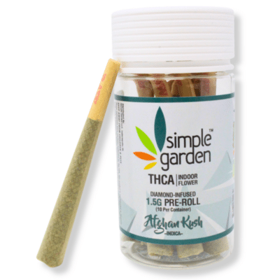 1.5G THCa Diamond-Infused Flower 10-Pack Pre-Roll – Afghan Kush (Indica)