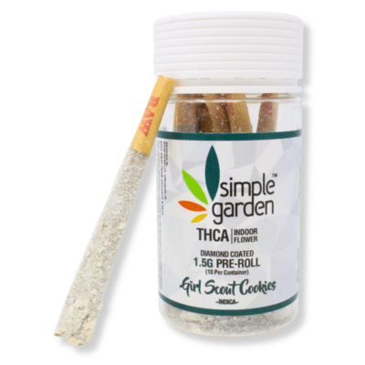 1.5G THCa Diamond-Coated Flower 10-Pack Pre-Roll – Girl Scout Cookies (Indica)