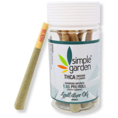 1.5G THCa Diamond-Infused Flower 10-Pack Pre-Roll – Godfather OG (Indica)