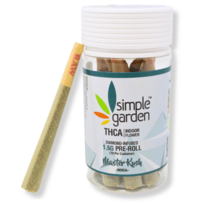 1.5G THCa Diamond-Infused Flower 10-Pack Pre-Roll – Master Kush (Indica)