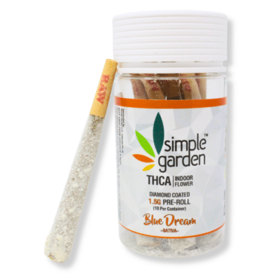 1.5G THCa Diamond-Coated Flower 10-Pack Pre-Roll – Blue Dream (Sativa)