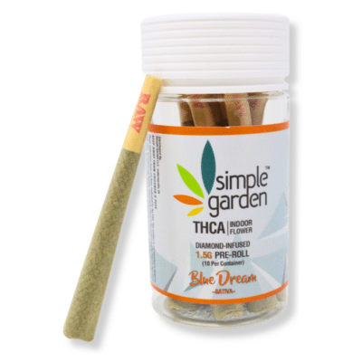 1.5G THCa Diamond-Infused Flower 10-Pack Pre-Roll – Blue Dream (Sativa)
