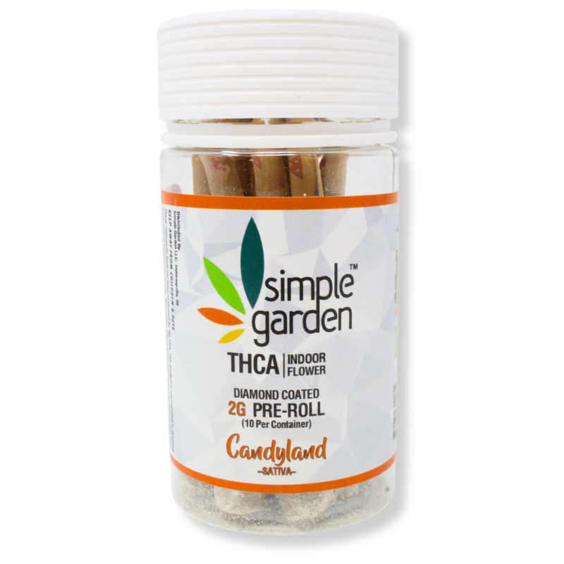 1.5G THCa Diamond-Coated Flower 10-Pack Pre-Roll – Candyland (Sativa) - Image 2