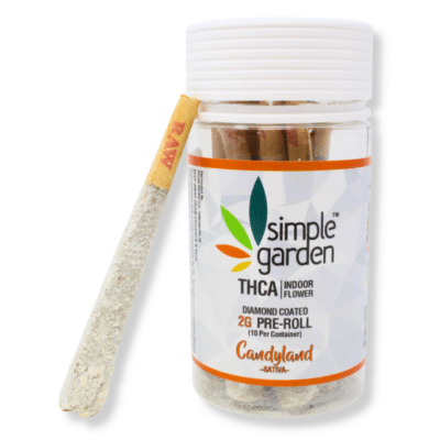1.5G THCa Diamond-Coated Flower 10-Pack Pre-Roll – Candyland (Sativa)