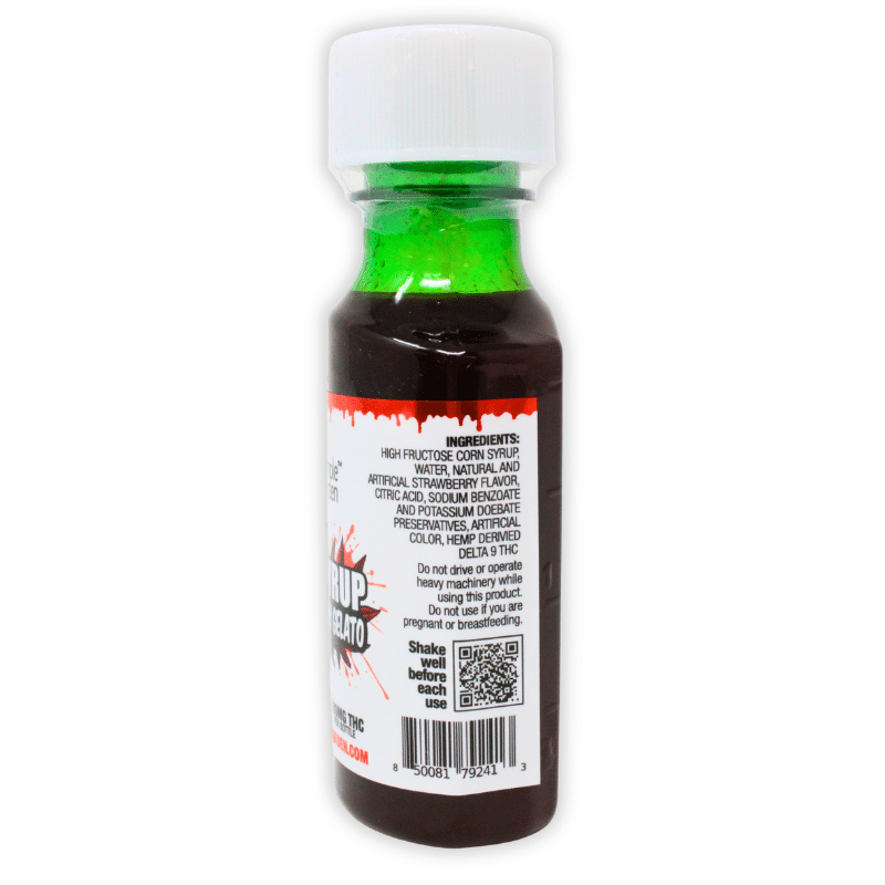 Delta-9 THC Syrup – Strawberry Gelato - Image 5