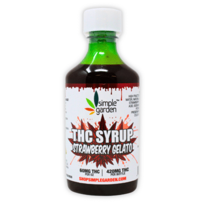 Delta-9 THC Syrup – Strawberry Gelato - 420mg