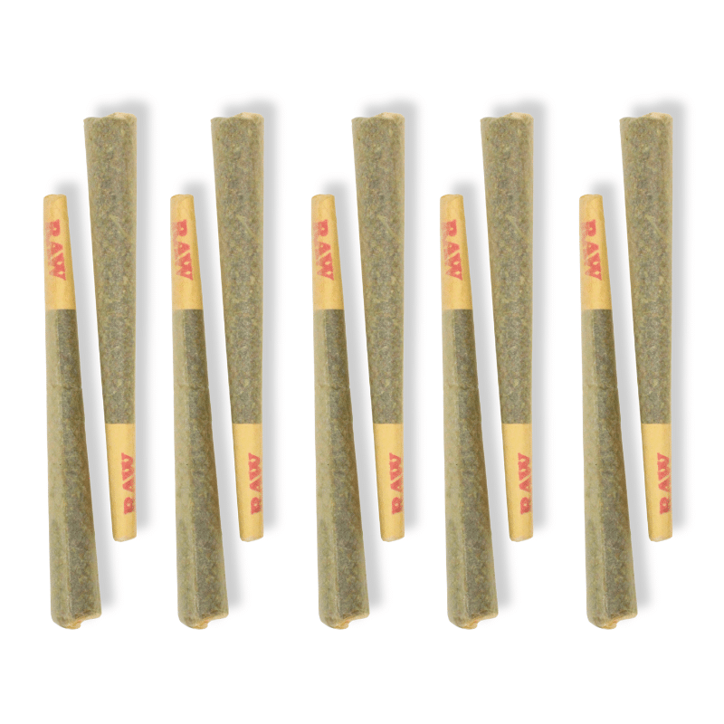 1.5G THCa Diamond-Infused Flower 10-Pack Pre-Roll – White Widow (Hybrid) - Image 3